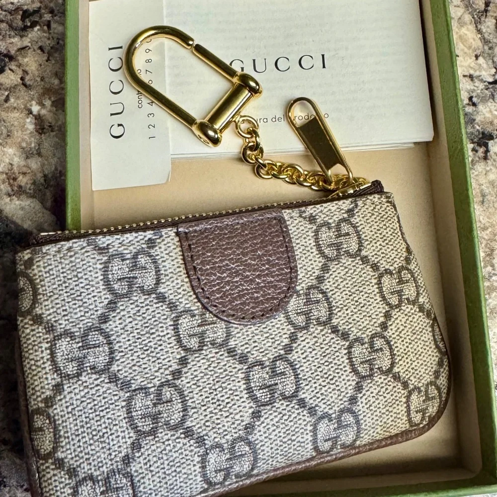 Gucci Ophidia Zip Key Pouch (NEW) - Picture 2 of 6